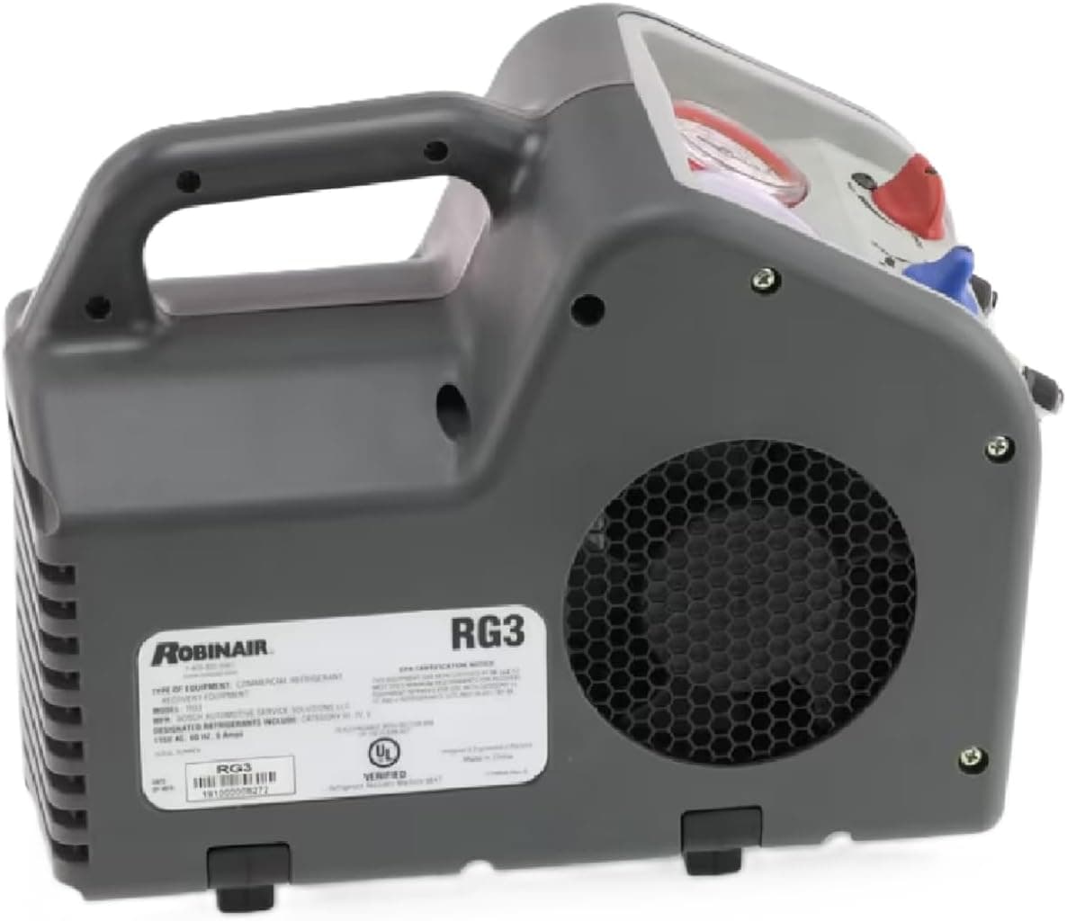 Robinair RG3 Portable Refrigerant Recovery Machine 4