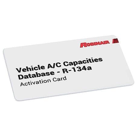 Robinair A/C REFRIG. DATABASE