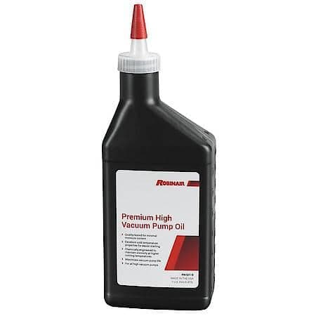 Robinair Premium High Vacuum Pump Oil, 1 Pint