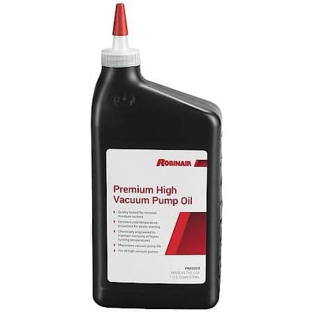 Robinair Premium High Vacuum Pump Oil, 1 Quart