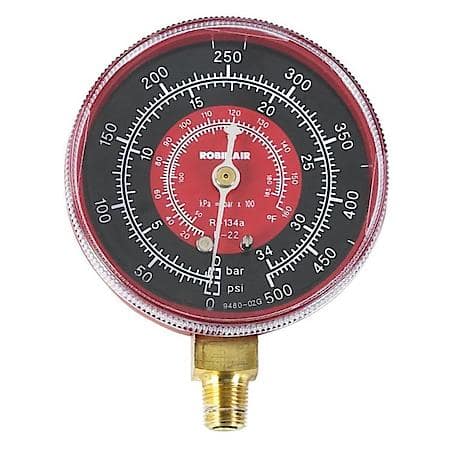 Robinair Repl. Pressure Gauge- Psi/Bar/R-22/R-134, Fahrenheit