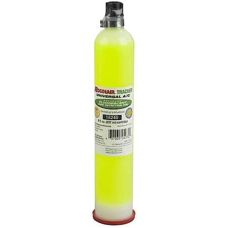 Robinair Tracker Universal A/C Fluorescent Dye, 8 oz., 64 applications
